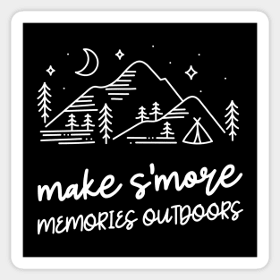 make s'more memories outdoors Sticker